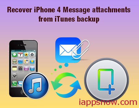 get back iphone 4 message attachments