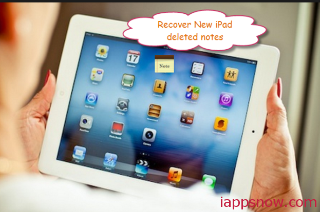 recover new ipad note