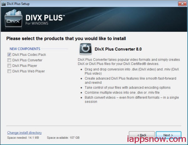 Divx Components