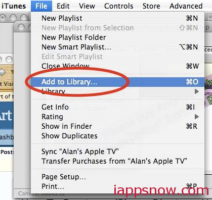 Add files to mac iTunes