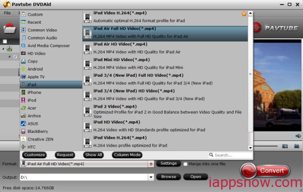 iPad Air 2 Video Format