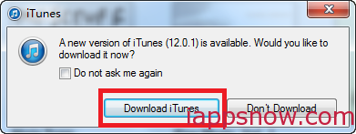 Upgrade iTunes