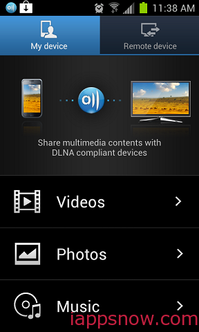 download samsung allshare app