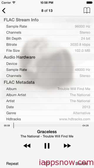 FLAC Player for iPhone