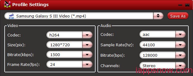 Galaxy S6/S6 Edge video settings