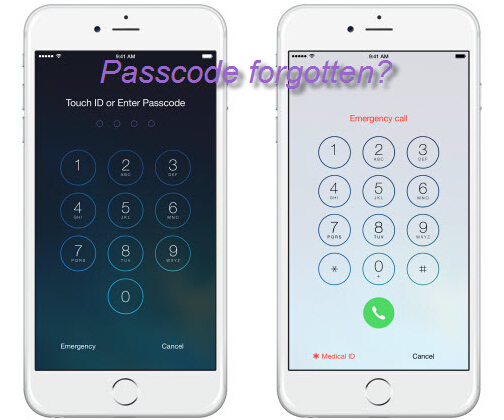 password forgotten Forgot iPhone 6S Passcode, How to Recover my Data?